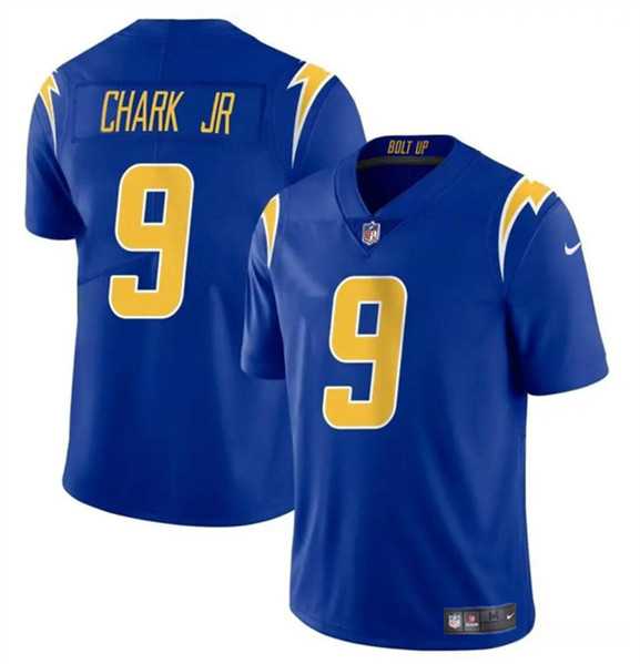 Men & Women & Youth Los Angeles Chargers #9 DJ Chark Jr Royal 2024 Vapor Limited Stitched Jersey